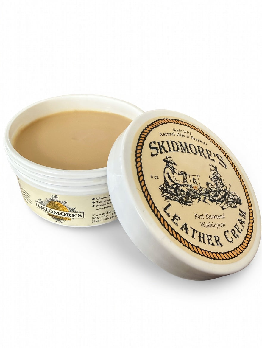 Skidmore's Leather Cream vs Mink Oil: Best Leather Conditioner for Boots,  Jackets & Furniture  True Leather Care