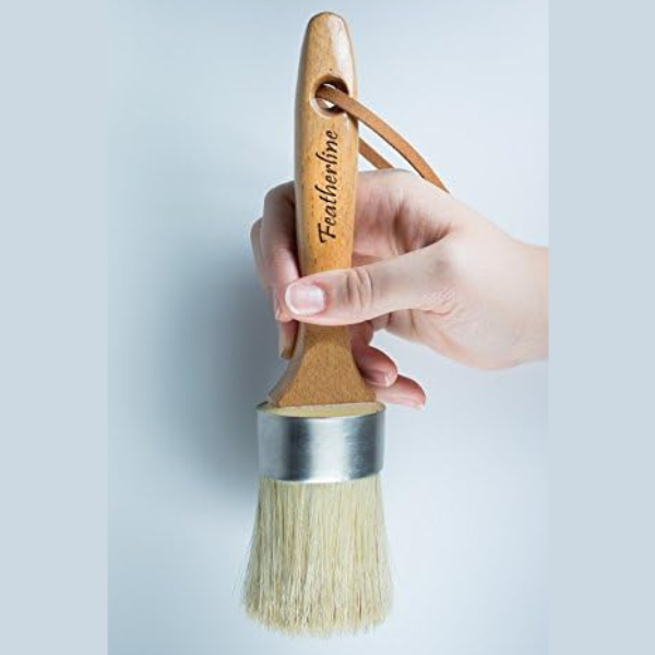 Featherline 2″ Oval Brush for Paint, Wax & Cream