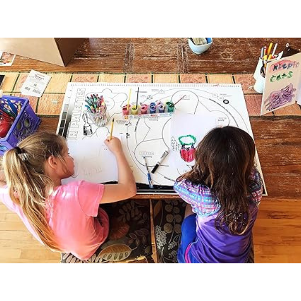 Featherline Blend Station - Reusable Silicone Craft Mat – Surface Protector - Mess Mat