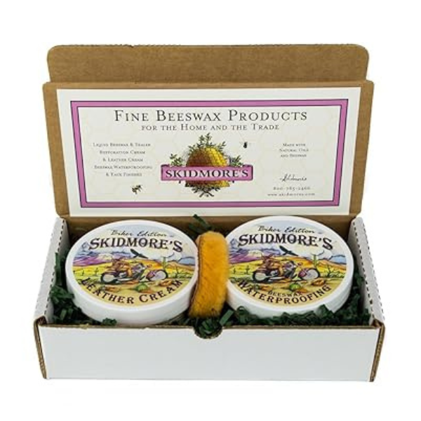 Skidmore’s Biker Edition Motorcycle Leather Care Set